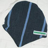 "Abeti Aja" style hat: Etu (Blue with white or/and black stripes)