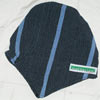 "Abeti Aja" style hat: Etu (Blue with white or/and black stripes)